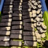 ensemble d'un batch Mon Caviar découpé et démoulé