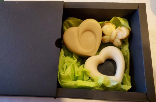 saons coeurs coffret 3 savons d'amour